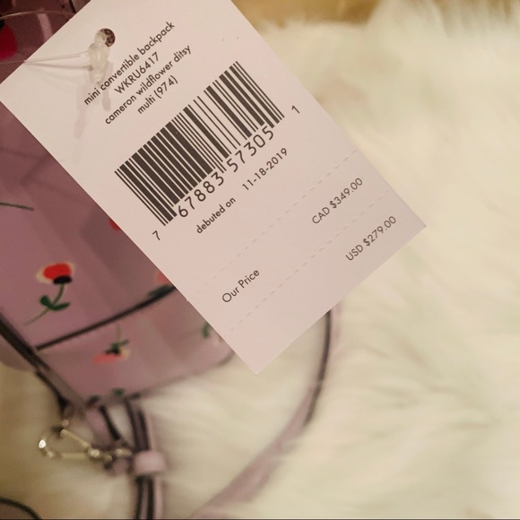 Mini convertible backpack WKRU6417 kate spade - Picture 7 of 8